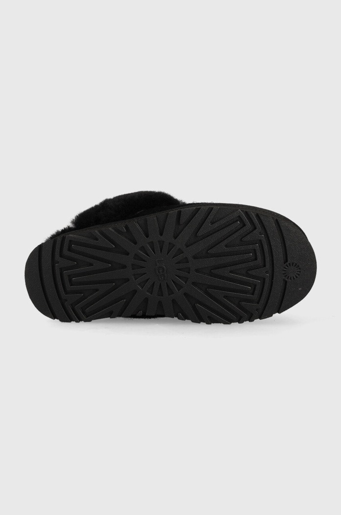 Kožené papuče UGG W Disquette 1122550.BLK černá