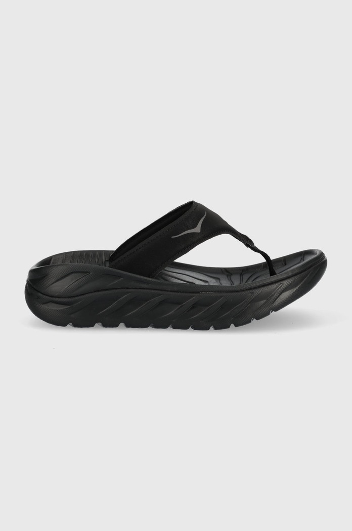 Hoka japonki Ora Recovery Flip bez obcasa czarny 1117910