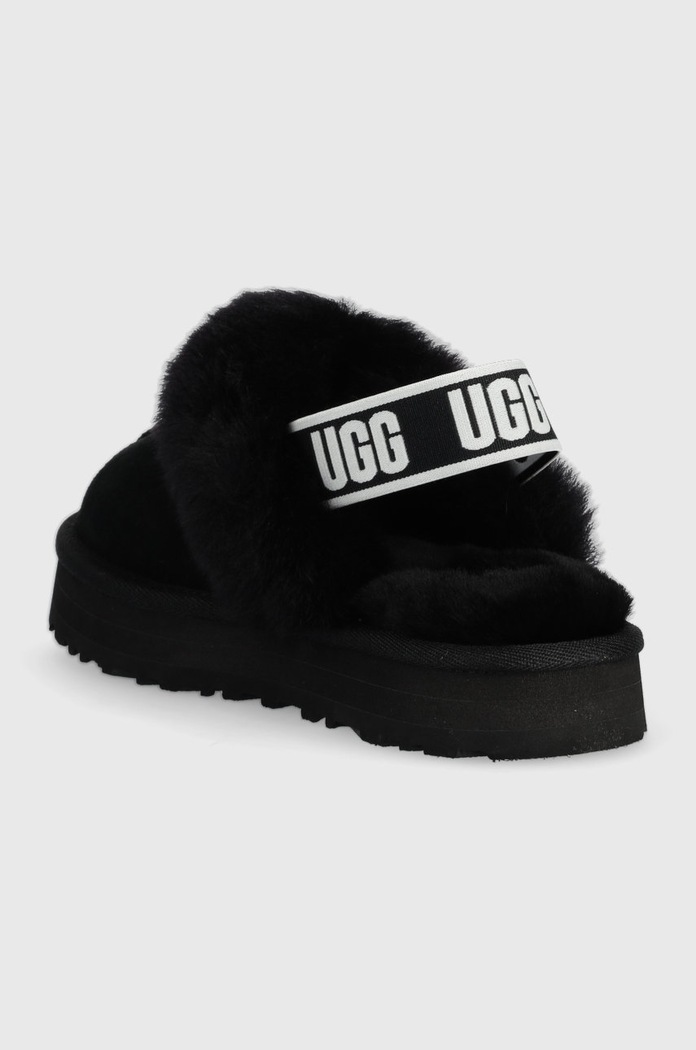 Момиче Кожени чехли UGG Funkette 1130395K.BLK черен
