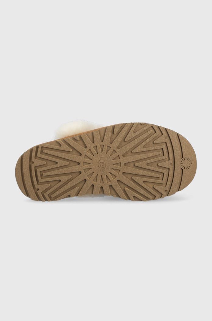 Δερμάτινες παντόφλες UGG Funkette 1130395K.CHE καφέ