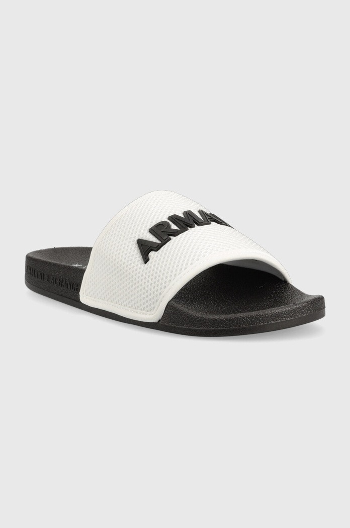 Armani Exchange klapki XUP001.XV087.N480 biały AA00