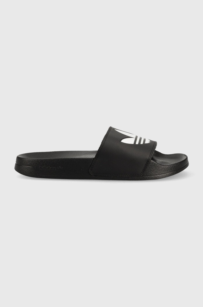 Šľapky adidas Originals Adilette plochý čierna FU8298