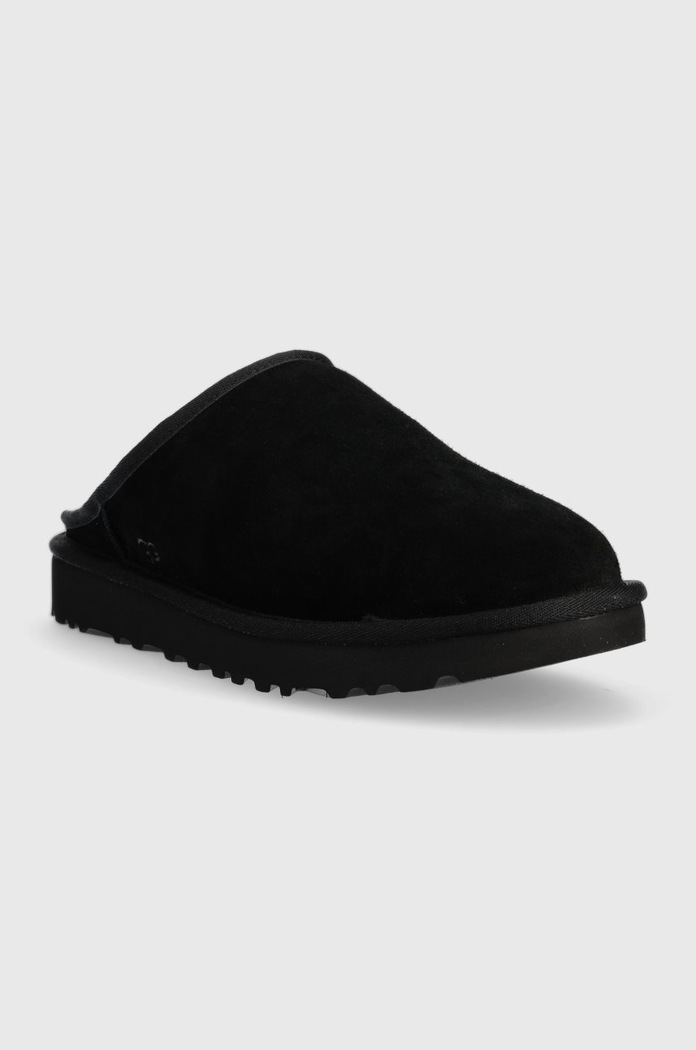 UGG Semišové papuče UGG M Classic Slip-on 1129290.BLK čierna AA00