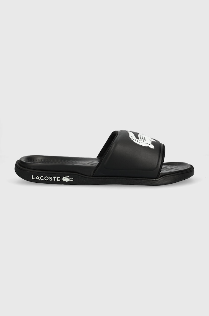 Шлепанцы Lacoste Croco Dualiste чёрный 43CMA0020.312