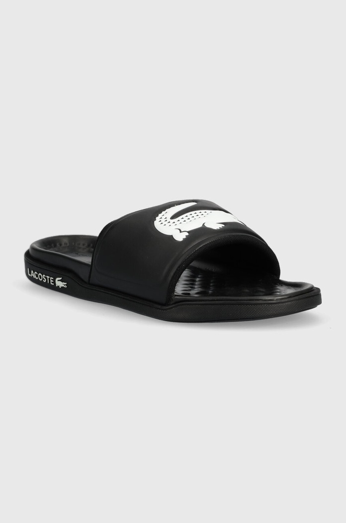 Шлепанцы Lacoste Croco Dualiste 43CMA0020.312 чёрный SS23