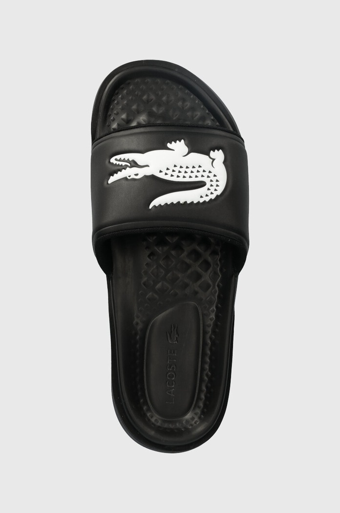 Шлепанцы Lacoste Croco Dualiste чёрный 43CMA0020.312