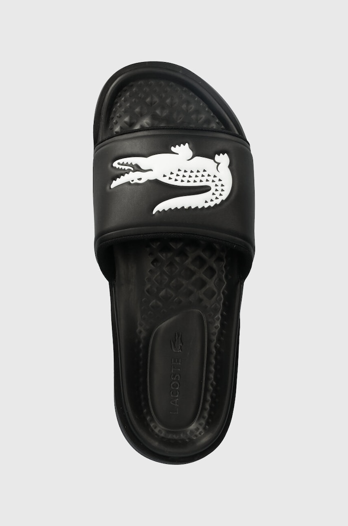 Шлепанцы Lacoste Croco Dualiste чёрный 43CMA0020.312