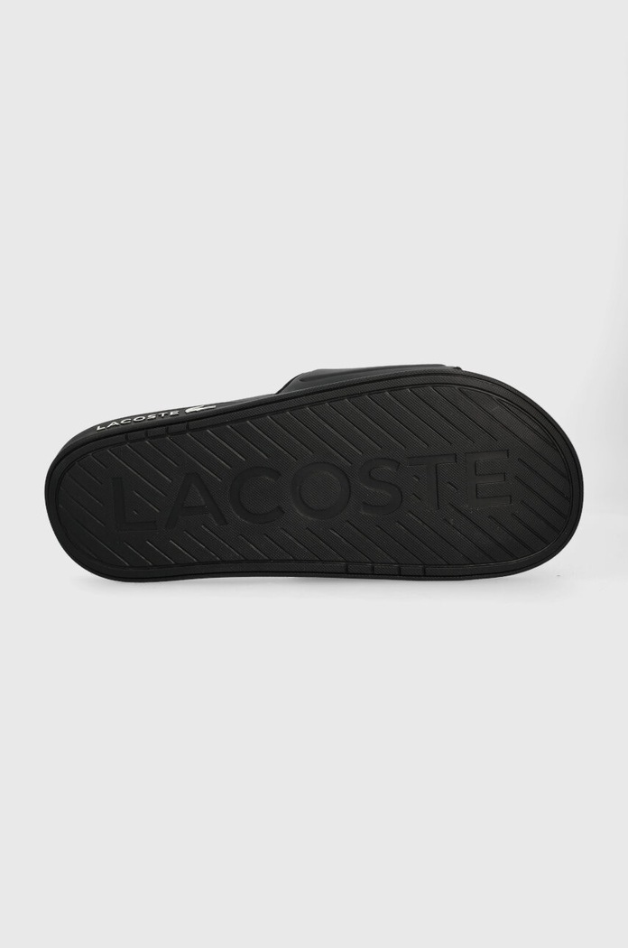 Шлепанцы Lacoste Croco Dualiste 43CMA0020.312 чёрный