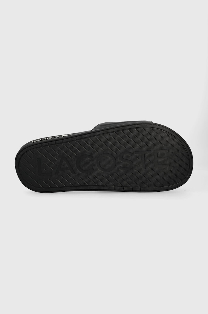 Шлепанцы Lacoste Croco Dualiste 43CMA0020.312 чёрный
