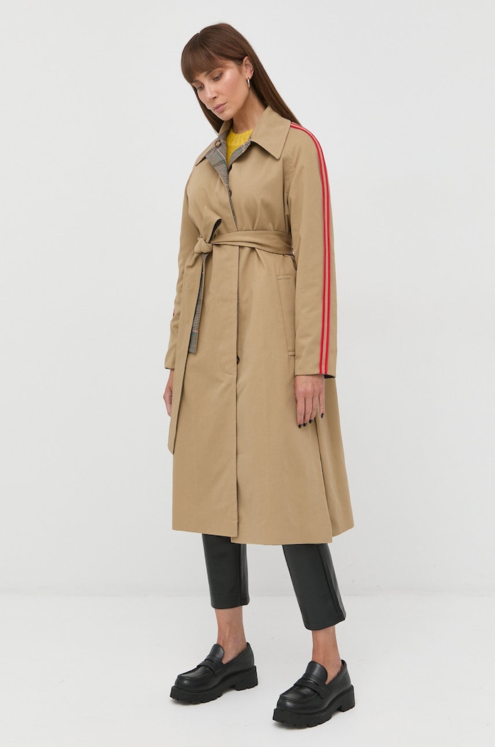 Victoria Beckham kifordítható kabát 1322WCT003800A bézs AW22