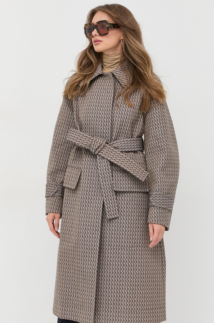Victoria Beckham płaszcz 1422WCT004234A beżowy