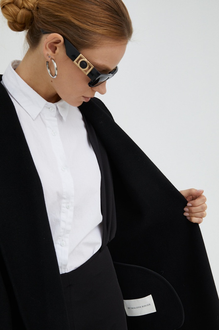 By Malene Birger płaszcz wełniany Trullem Q71360002Z
