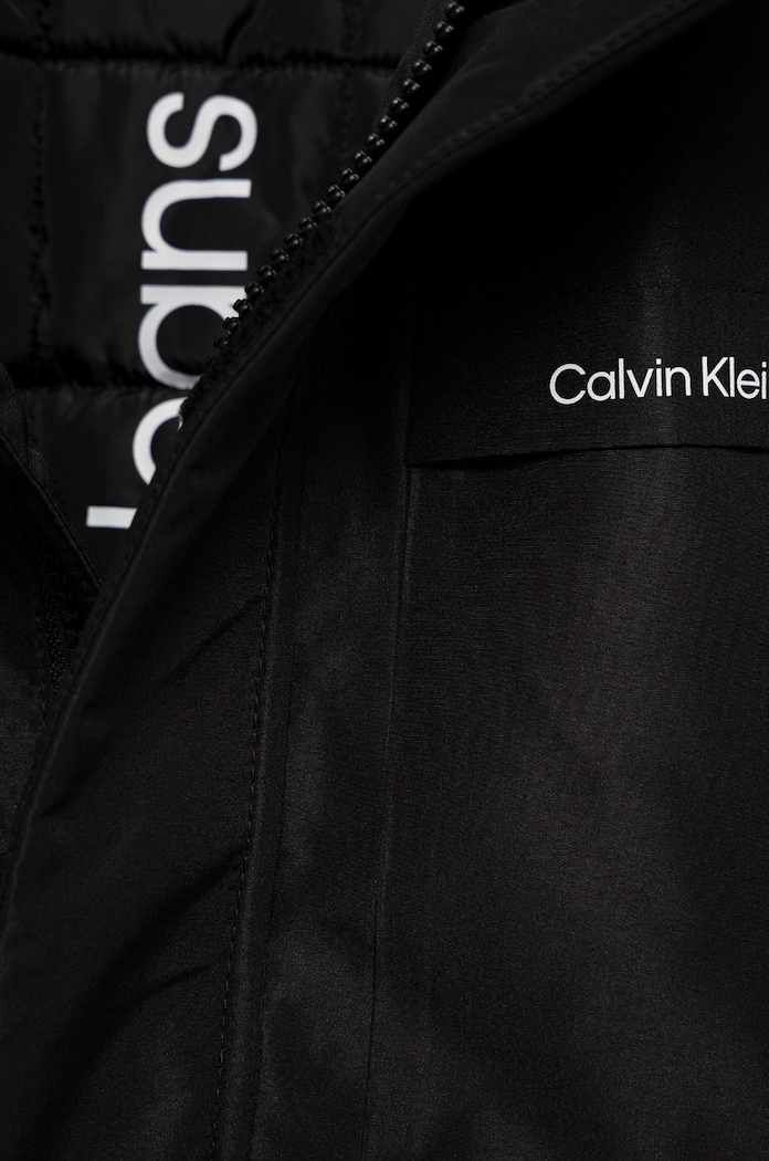 Calvin Klein Jeans gyerek dzseki fekete IB0IB01274.9BYY