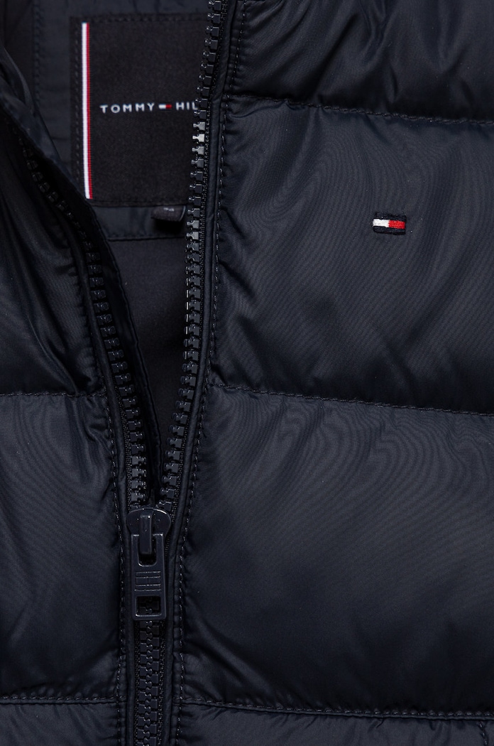 CHLAPEC Dětská oboustranná péřová bunda Tommy Hilfiger KB0KB07517.9BYY námořnická modř