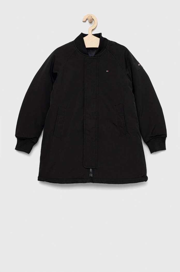 Παιδικό μπουφάν Tommy Hilfiger άλλο μαύρο KB0KB07695.9BYY