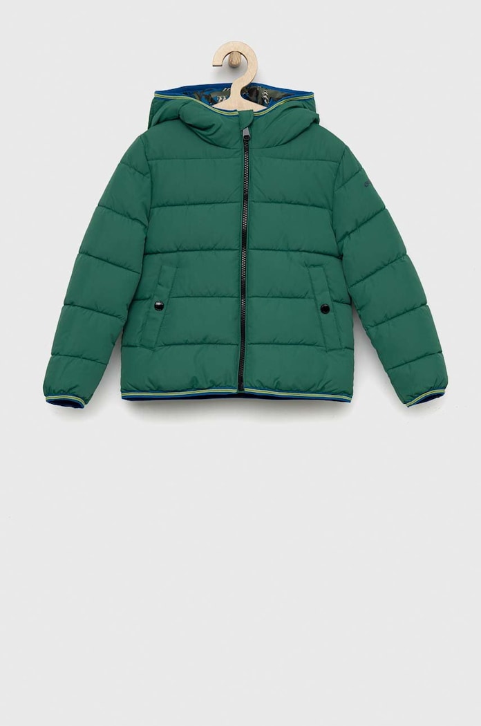 Dětská bunda Geox s podšívkou zelená K2628M.T2611.4Y.8Y