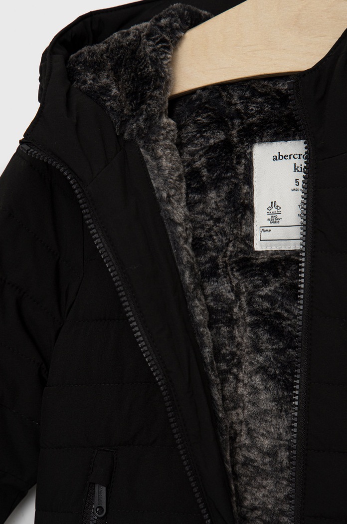 Детско яке Abercrombie & Fitch черен KI232.2215