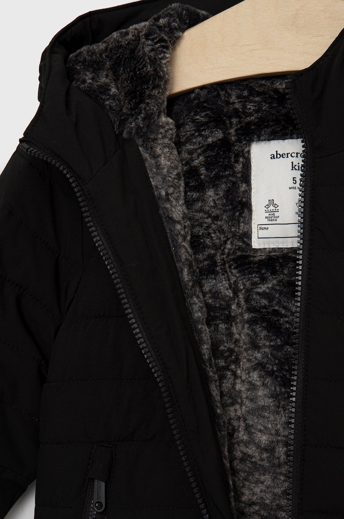 Детско яке Abercrombie & Fitch черен KI232.2215