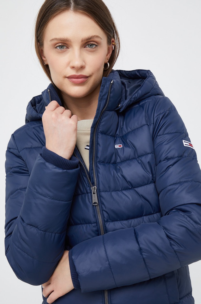 Bunda Tommy Jeans námořnická modř DW0DW13741.9BYY