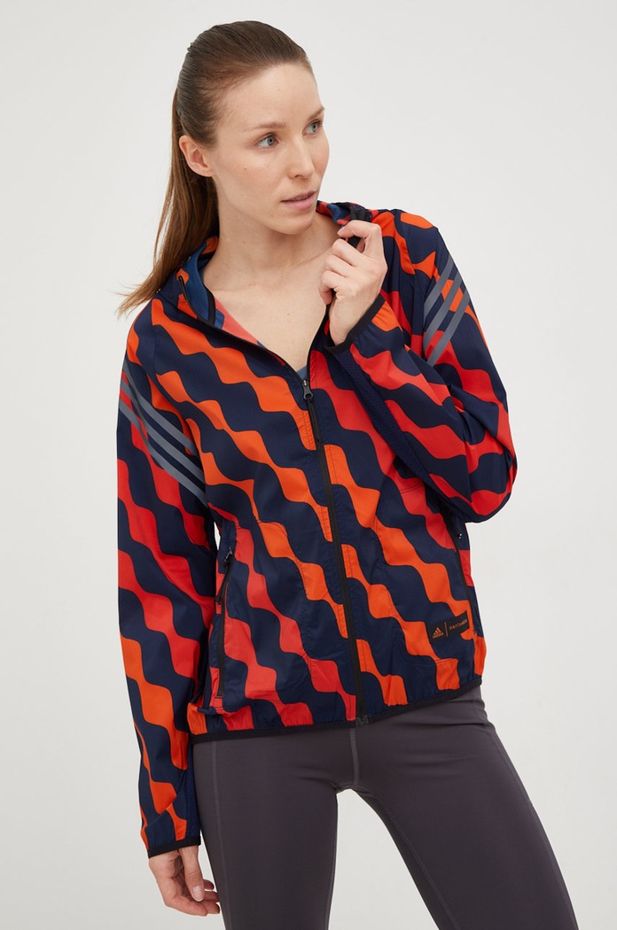 adidas Performance wiatrówka Marimekko pozostałe czerwony HH7323