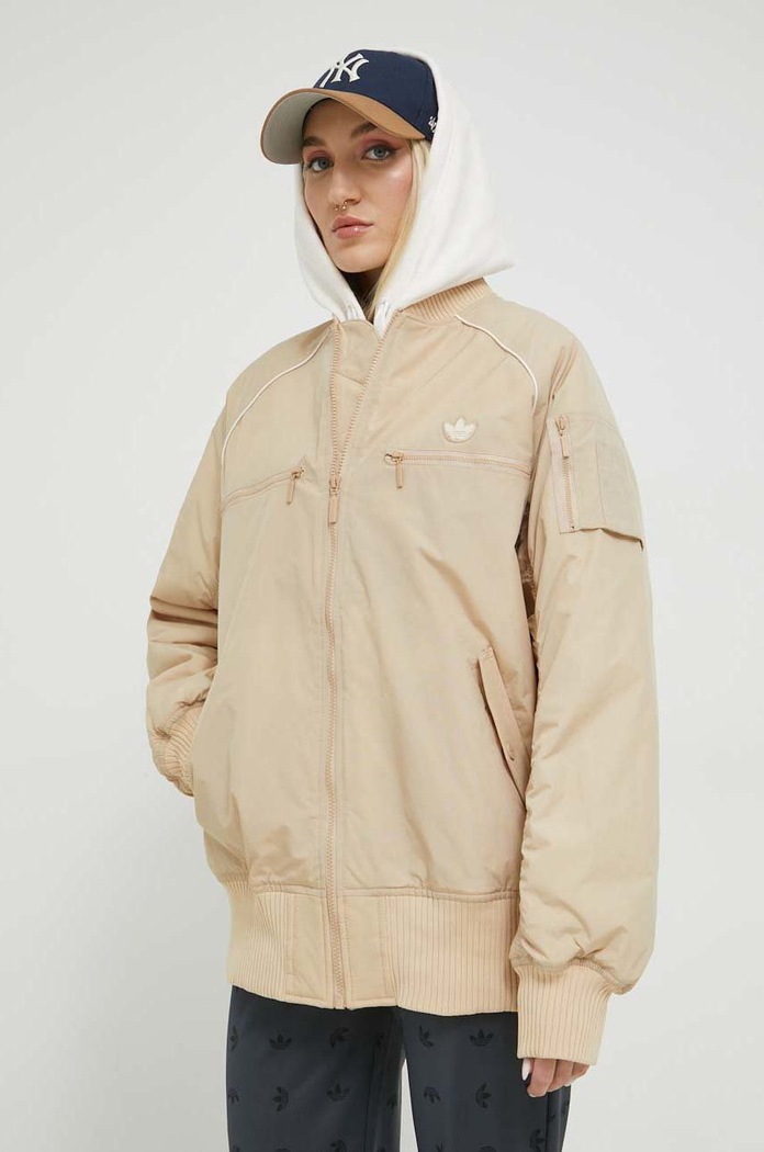 Bunda adidas Originals bomber béžová HK5232