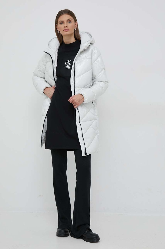 Bunda Calvin Klein Jeans J20J219827.9BYY šedá AW22
