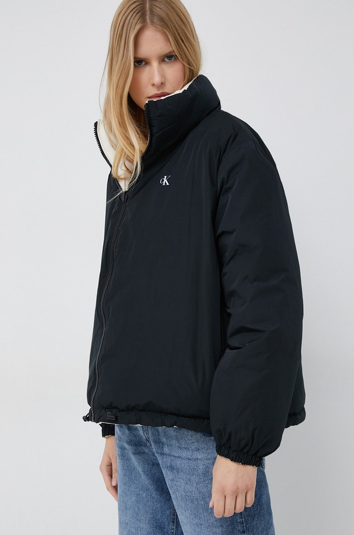 Calvin Klein Jeans kurtka dwustronna czarny J20J219841.9BYY
