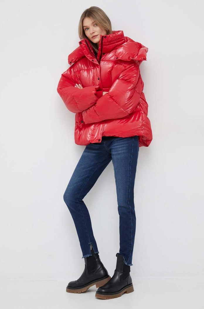 Calvin Klein Jeans geaca J20J219838.9BYY rosu AW22