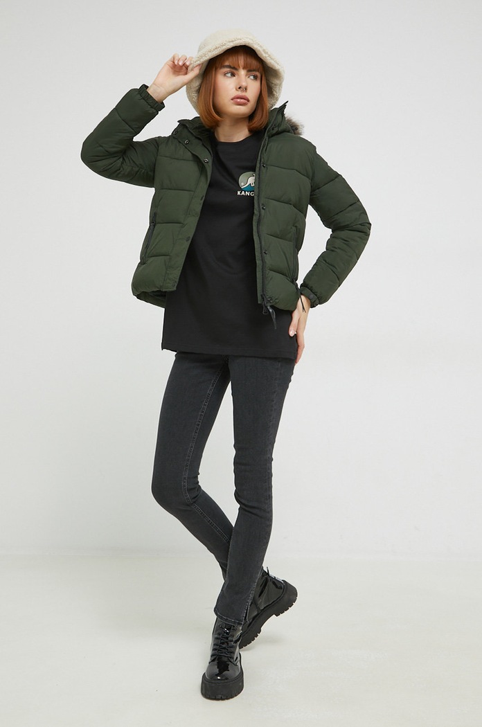 Bunda Superdry W5011178A.LO3 zelená AW22