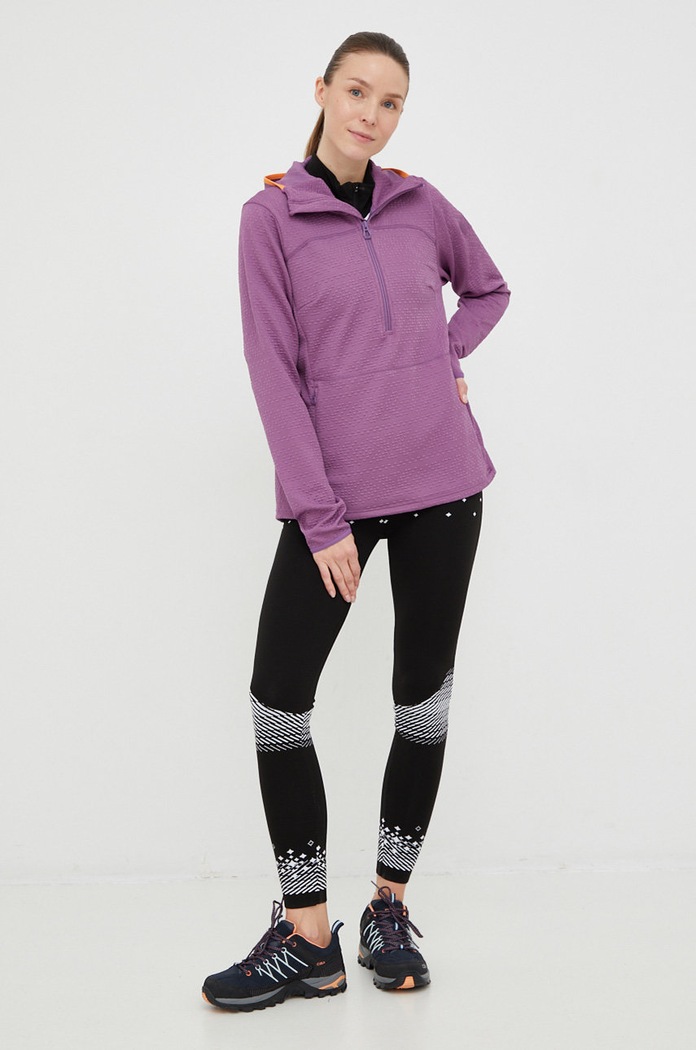 Helly Hansen Sportovní mikina Helly Hansen Powderqueen 49425 fialová AW22