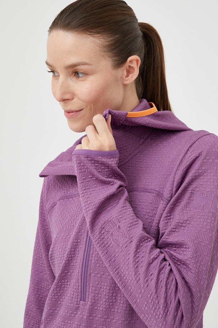 Sportovní mikina Helly Hansen Powderqueen Helly Hansen 49425 fialová