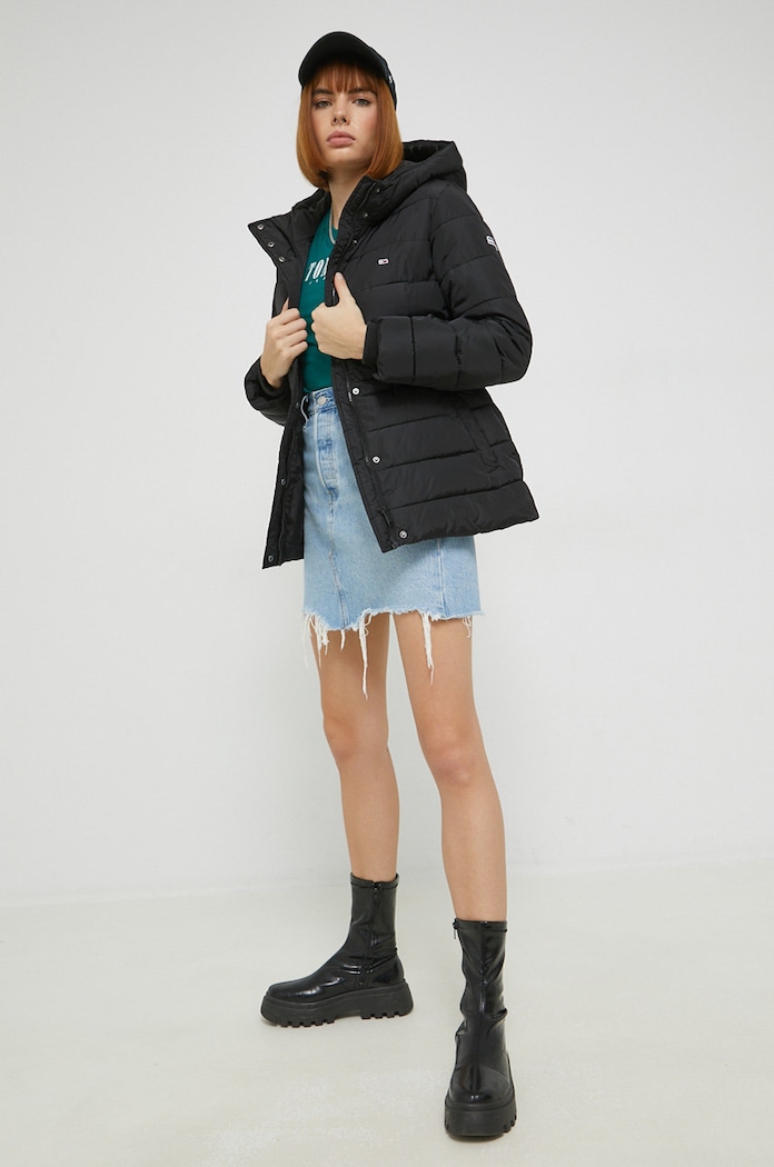 Tommy Jeans kurtka DW0DW14302.9BYY czarny AW22