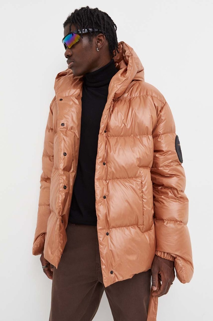 Páperová bunda MMC STUDIO Jesso JESSO.BASIC hnedá AW23