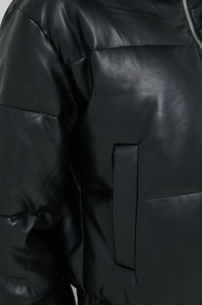 Μπουφάν Abercrombie & Fitch KI144.2083.900 μαύρο