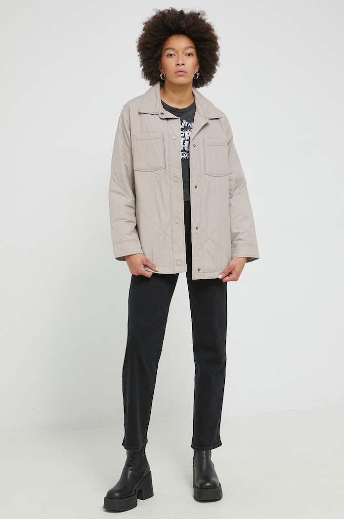 Hollister Co. kurtka bez kaptura szary KI344.2635.121