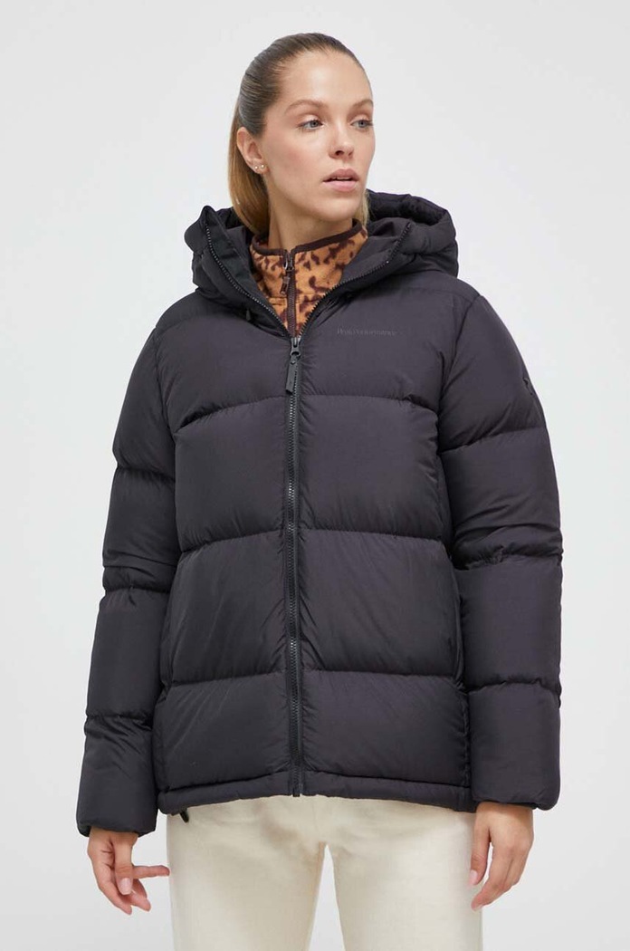 Páperová bunda Peak Performance čierna G77952