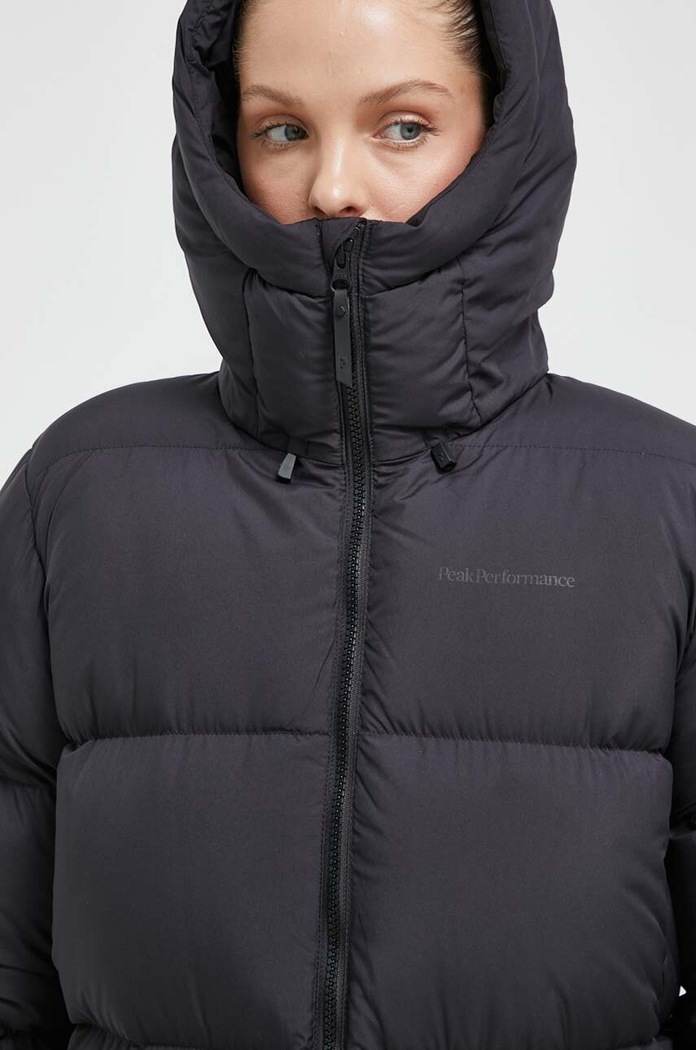 Páperová bunda Peak Performance čierna G77952