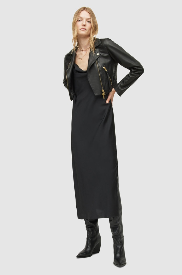 Oblečení Kožený křivák AllSaints WL166X černá