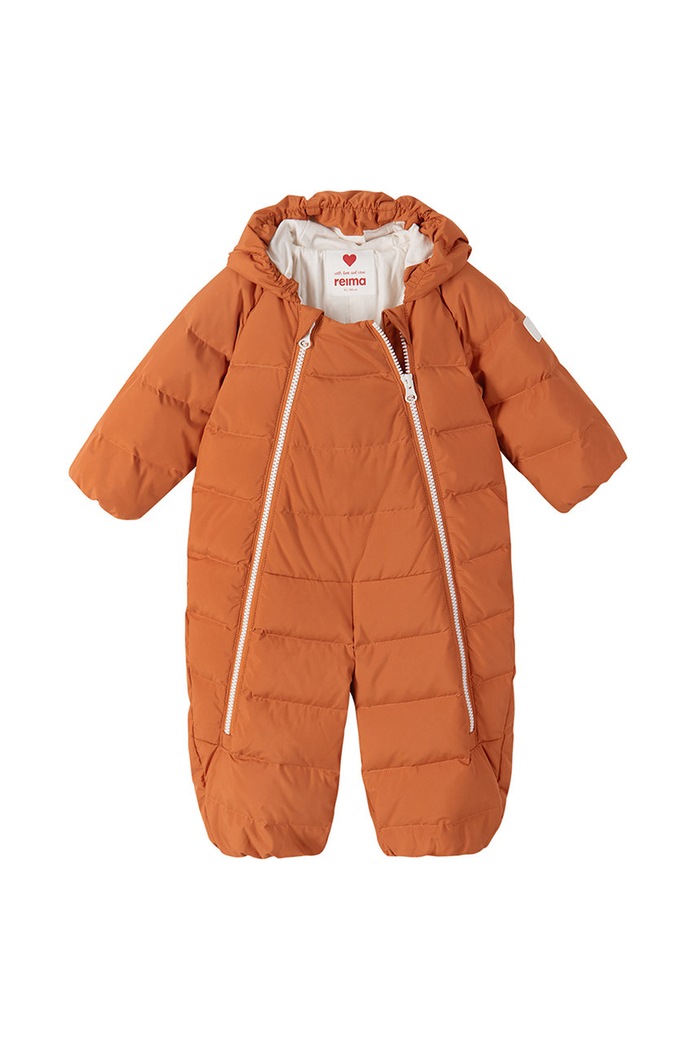 Kojenecký overal Reima 5100008A oranžová AW22