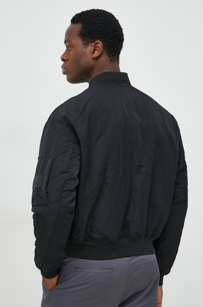 Odzież Calvin Klein kurtka bomber K10K109484.9BYY czarny