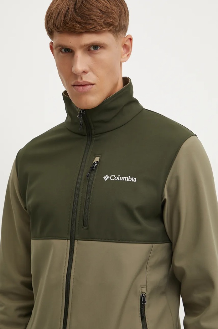Columbia geacă softshell pentru bărbați Ascender Softshell verde 1556534