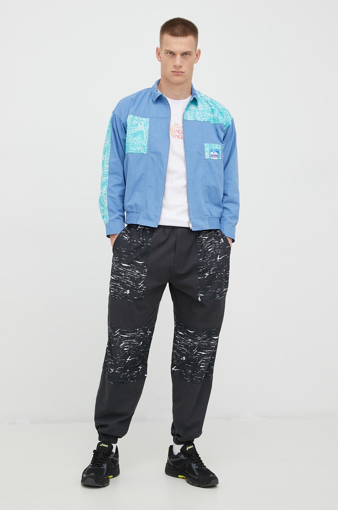 Jakna Quiksilver X Stranger Things EQYJK03936 modra AW22