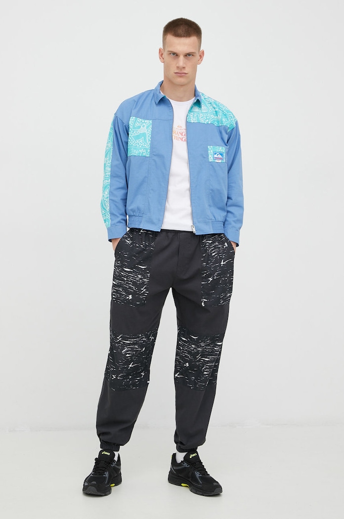 Jakna Quiksilver X Stranger Things EQYJK03936 modra AW22