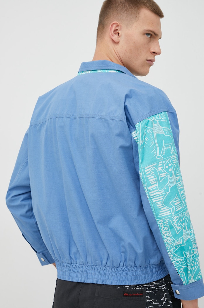 Oblačila Jakna Quiksilver X Stranger Things EQYJK03936 modra