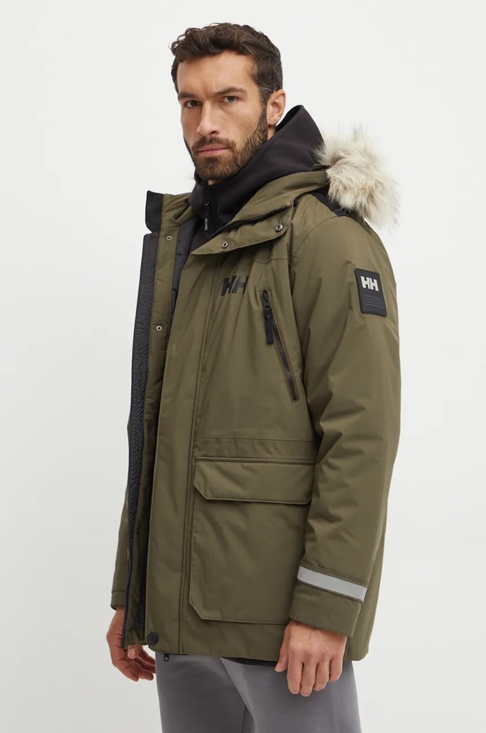 Μπουφάν Helly Hansen 53630 πράσινο AW25