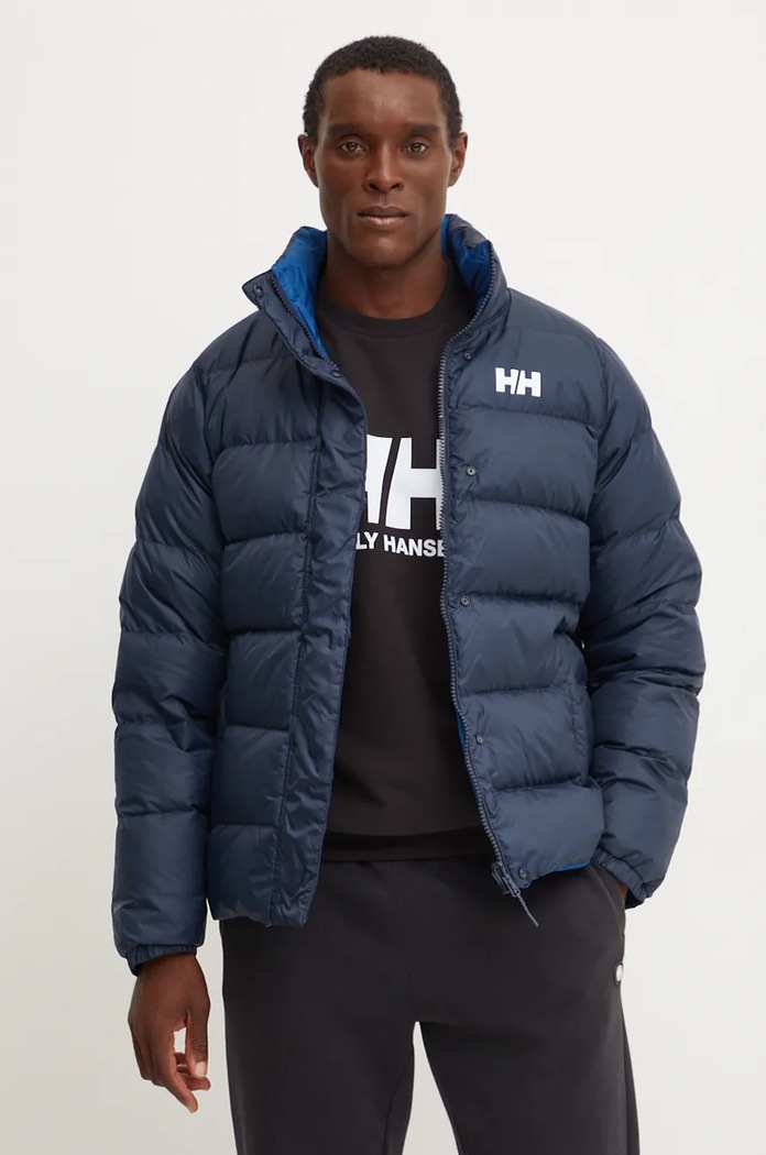 Oboustranná péřová bunda Helly Hansen HH REVERSIBLE DOWN 53890 námořnická modř AW24