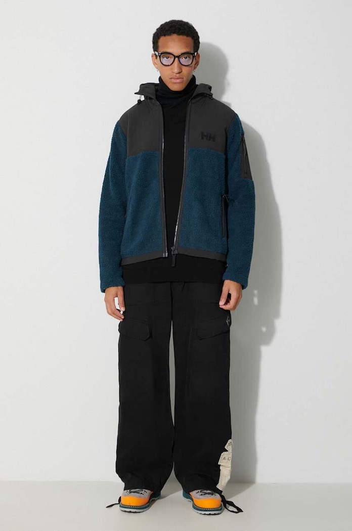Sportovní mikina Helly Hansen PATROL PILE 53678 námořnická modř AW24