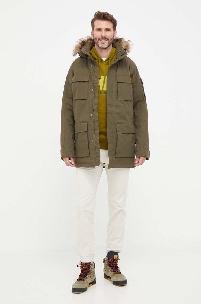 Μπουφάν Jack Wolfskin 1107674 πράσινο AW24