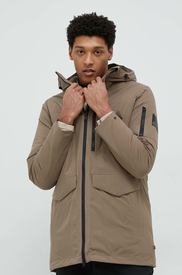 Bunda Jack Wolfskin hnědá 1115461