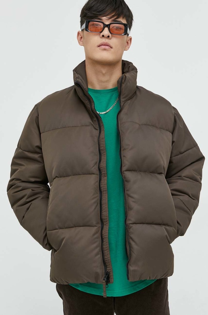 Bunda Abercrombie & Fitch KI132.3509.400 hnedá AW22
